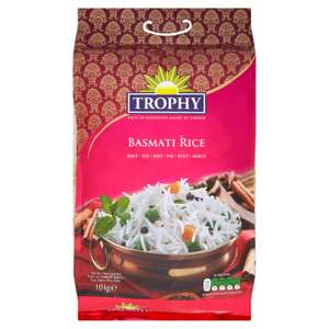 Trophy Indian Basmati Rice 10kg, £11.50 at Sainsbury's