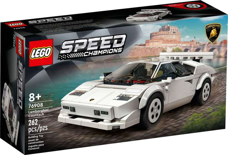 LEGO Speed Champions 76908 Lamborghini Countach + £1.20 into ASDA Rewards Cashpot