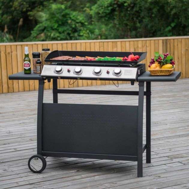 Callow 4 Burner Gas Griddle and Plancha £219 Delivered @ Garden Chic