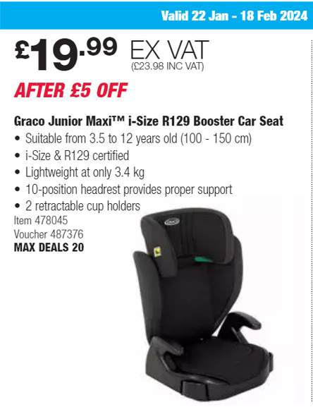 Graco® Junior Maxi™ i-Size R129