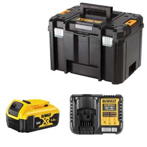 Dewalt DCB1104P1T 18v Energy Kit in TSTAK Case - 5ah Battery, DCB1104 Charger and TSTAK Case