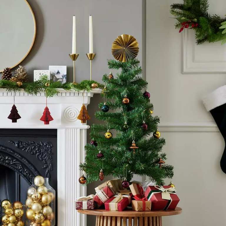 Argos Home 3ft Small Traditional Christmas Tree W/Code - Free Click & Collect