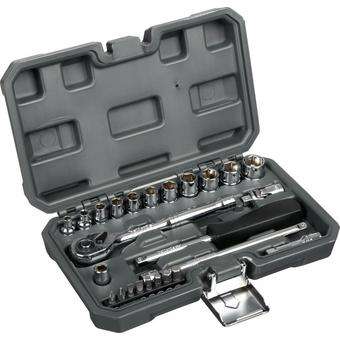 Halfords 1/4" 25 Piece Drive Metric Socket Set £12.55 Free Click & Collect @ Halfords