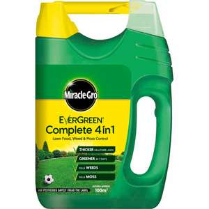 Evergreen Complete 4-in-1 Lawn Feed, Weed and Moss Killer 100msq 3.5kg £5 @ Wilko Killingworth