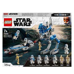 LEGO Star Wars 501st Legion Clone Troopers - £18.75 / LEGO Star Wars (The Razor Crest or Millennium Falcon) Microfighter - £6.74 @ Ocado