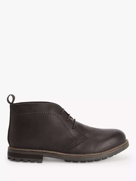 Leather Lace Up Chukka Boots - Dark Brown £19.75 + £2.50 Collection @ John Lewis