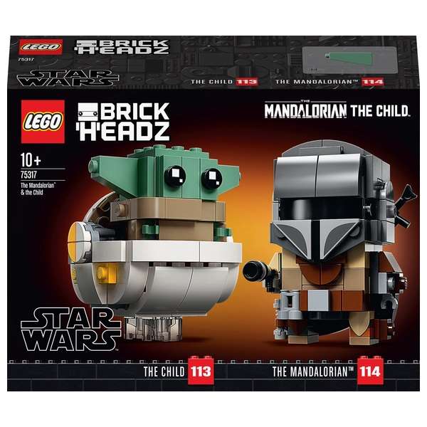 LEGO BrickHeadz Star Wars The Mandalorian & The Child 75317 £10 @ B&M Stoke-on-Trent