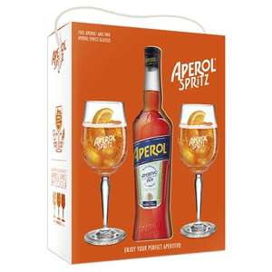 Aperol Spritz Gift Pack including Aperol 70cl & 2 Aperol Spritz glasses - £19.89 - @ Amazon (Prime Exclusive)