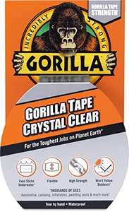 Gorilla Tape Crystal Clear 8.2m - £3.95 @ Amazon