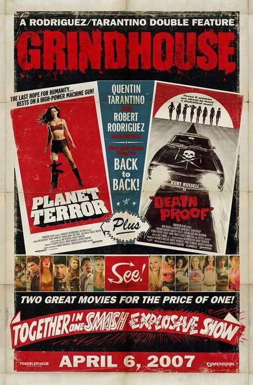 GRINDHOUSE: Death Proof and Planet Terror (Tarantino, Rodriguez) HD to Buy