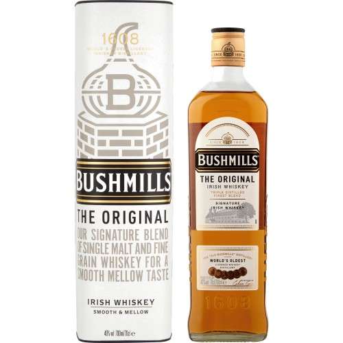 Bushmills Irish Whiskey, 70cl - £16 with Clubcard @ Tesco