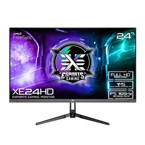 X= XE24HD 24" Full HD IPS 165Hz HDMI Displayport Gaming Monitor W/Code