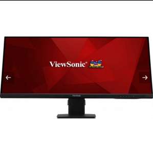 Viewsonic VA3456-MHDJ 34" UWQHD IPS Monitor, 3440 X 1440 Pixels UltraWide Quad HD LED Black