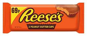 Reese'S 2 Peanut Butter Cups - 40p each, 2 x 21g Minimum purchase of 2 80p @ Amazon