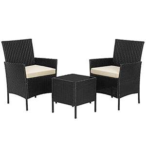 SONGMICS Two Chairs Garden Sets (in Black) - £69.99 - @ Amazon / Sold By Songmics