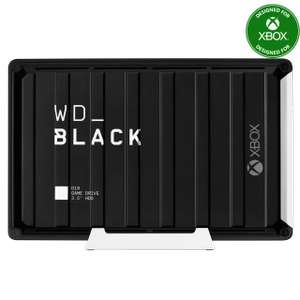 Western Digital WD Black D10 CMR 12TB USB Game Drive for Xbox One 7200RPM With Active Cooling(+1 month XBox Game Pass Ultimate)