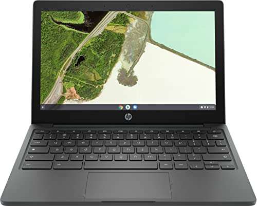 HP Chromebook 11.6 Inch Laptop PC 11a-ne0000sa, MediaTek MT8183, 4 GB RAM, 64 GB eMMC, HD, Ash Gray £149.99 at Amazon