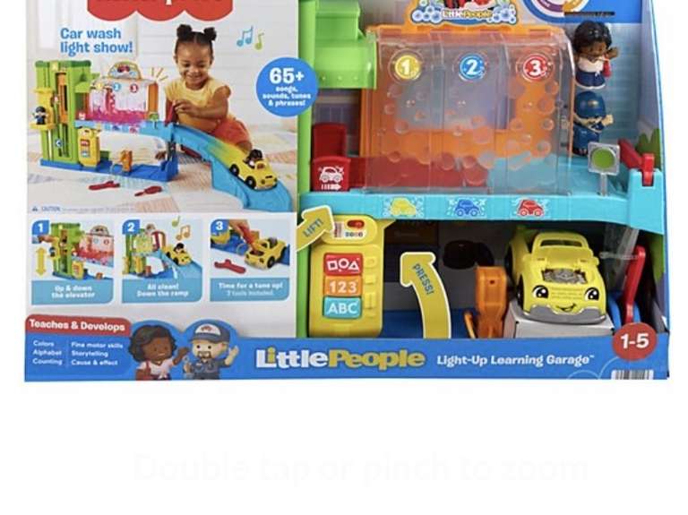 Fisher-Price Little People Light-Up Learning Garage Free c&c