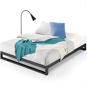 ZINUS Trisha 18 cm Metal Platform Bed Frame | Mattress Foundation | Wood Slat Support | Super King | Black- £61.01 @ Amazon