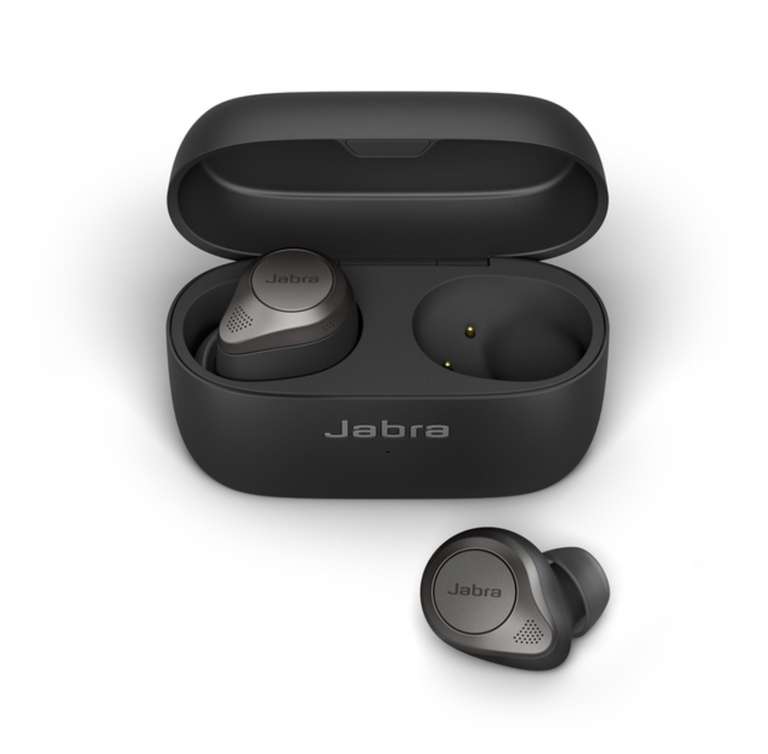 JABRA Elite 85t Wireless Bluetooth Noise-Cancelling Earbuds - Titanium Black - £109 @ Currys