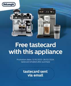 DeLonghi Magnifica Start ECAM220.60.B Fully Automatic Bean to Cup Machine + Free tastecard with code
