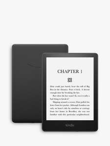 Amazon Kindle paperwhite (11th Generation) Waterproof eReader, 6.8" 8gb £89.99 with 2 year warranty @ John Lewis & Partners