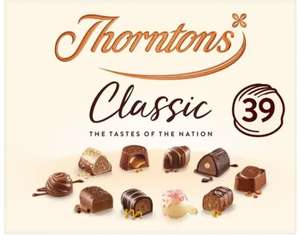 Thorntons Classic Collection Of Milk, Dark & White Chocolate 449G - Clubcard price