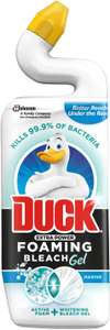 Duck Liquid Toilet Cleaner, Extra Foaming Bleach Gel, Marine, 750ml - £1.50 (5% off voucher plus s&s £1.34) @ Amazon