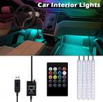 InteriorCar Strip LED Lights 4pcs 48 LEDs 8Colors with Sound Sensor and Remote Control £8.79 Dispatches from Amazon Sold by JOFUINT LIMITED
