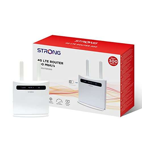 STRONG 4G LTE SIM Wi-Fi Router 300 Cat 4 - 4 LAN Ports and Zero Configuration £32.99 delivered @ Mymemory