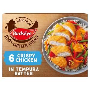 Birds Eye 6 Crispy Chicken Grills in Tempura Batter 510g