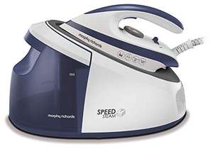 Morphy Richards 333202 Speed Steam Generator Iron Ceramic Soleplate, Lightweight - pre-owned - £36.80 @ Amazon Warehouse