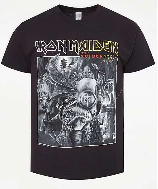 Iron Maiden The Future Past Tour T-Shirt - Size S-XL - Free C&C