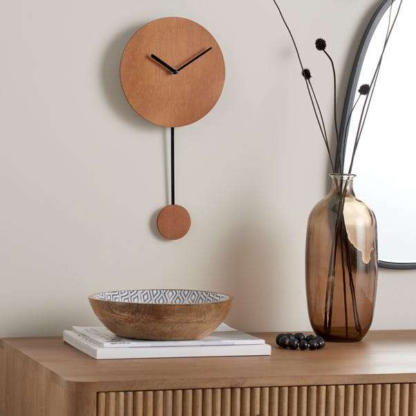 Natural Pendulum Clock £7.50 Click & Collect @ Dunelm