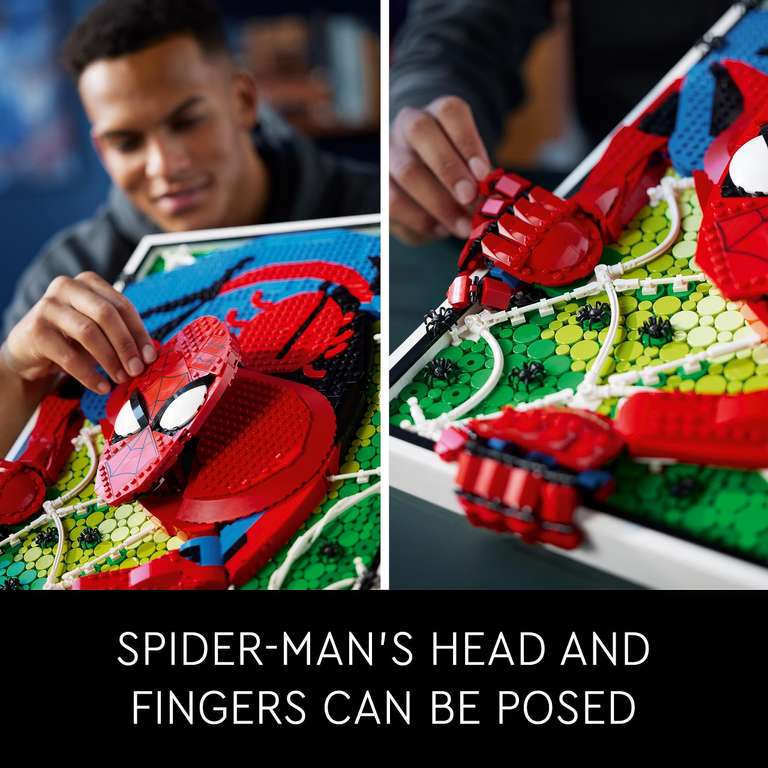 LEGO ART The Amazing Spider-Man 3D Wall Art Set 31209