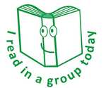 Trodat Printy 4933 Teacher Stamp "I Read In A Group Today" – Self Inking, Green Ink