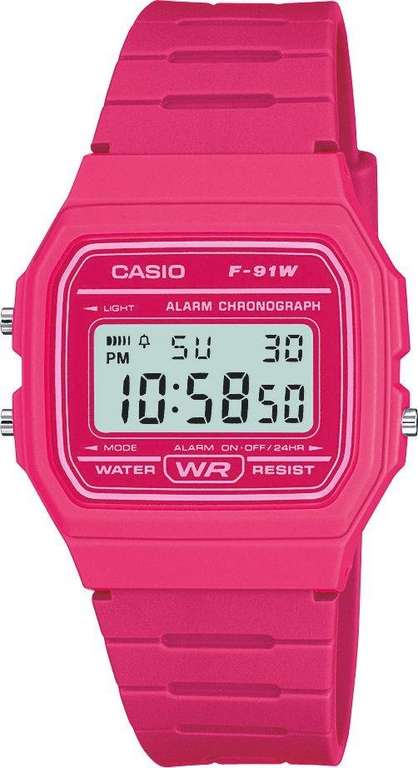 Casio Retro Pink Resin Strap Watch - £10.99 Free Collection @ Argos