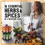 Schwarz 16 herbs and spices with rotating spice rack