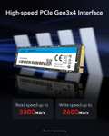 2TB Lexar NM610PRO SSD, NVME 1.4 PCIe Gen3x4 M.2 2280 Internal SSD - With voucher - Longsys Official Store FBA