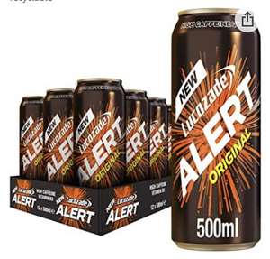 Lucozade Alert Original 12x500ml energy drink - £6.02 with voucher @ Amazon