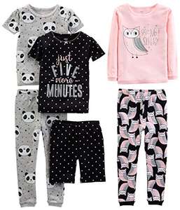 Simple Joys by Carter's Girl's Pajama Set (Pack of 3) age 6