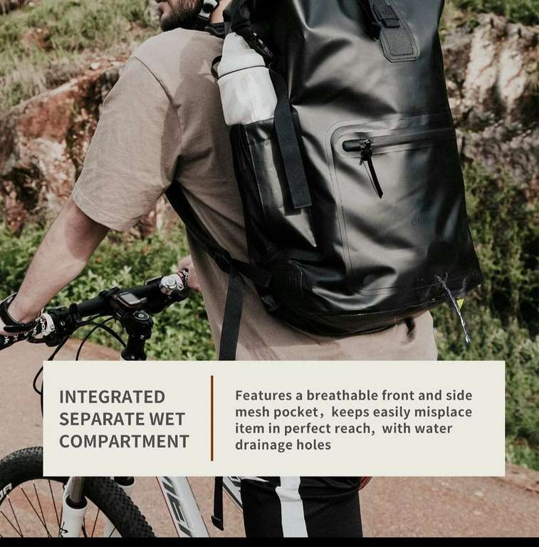 Unigear Trop-Storm BP 35L Waterproof Backpack Marine Dry Bag