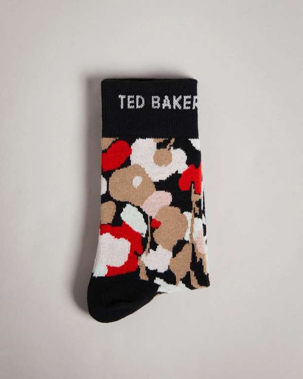 Liilacc Retro Flood Printed Socks £6 Delivered + Exclusive 20% NHS Discount with Link @ Ted Baker