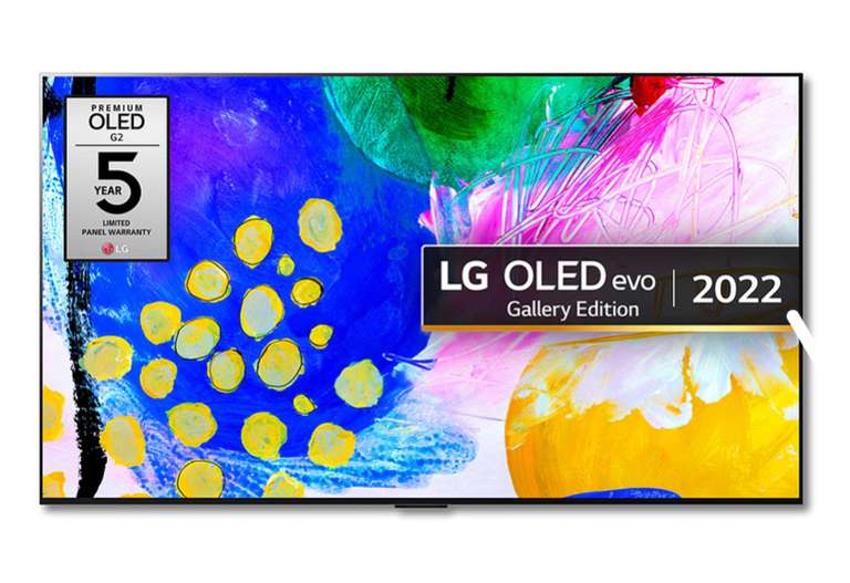 LG OLED65G26LA 65” G2 4K 120Hz OLED Tv - With LG Members Sign-Up & BLC Code