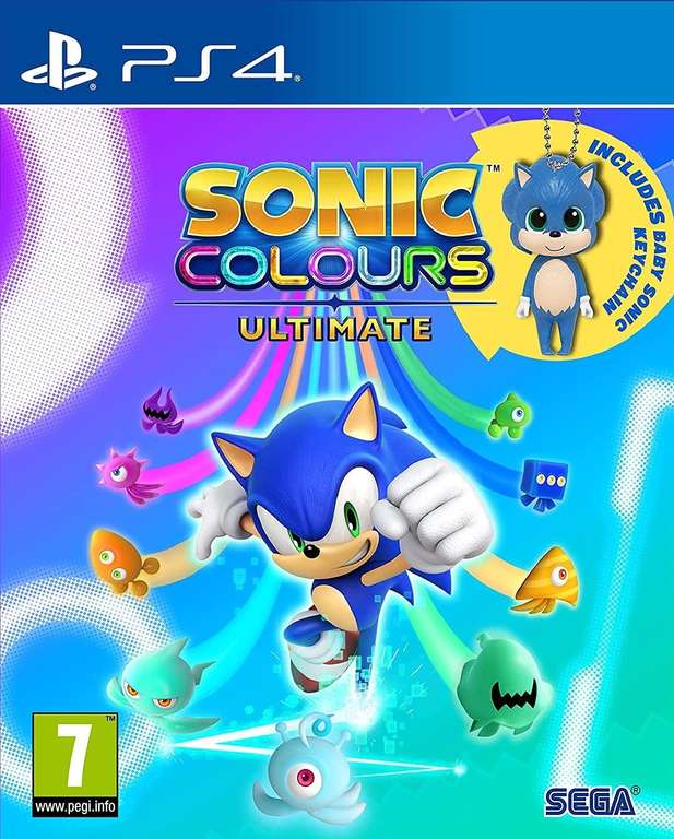 Sonic Colours Ultimate with Baby Sonic Keychain (Exclusive to Amazon.co.uk) (PS4)