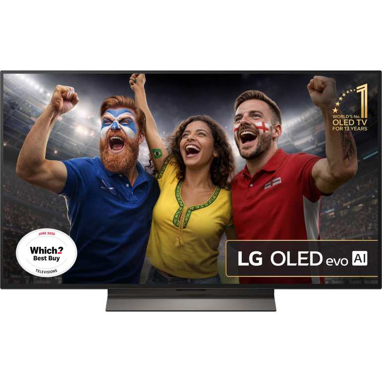 LG OLED48C56LB C56LB 48" 4K Ultra HD OLED 120Hz Smart TV - Free LG SQM1 2.0 Compact Sound Bar (Go To Bundles) 5 Year Warranty With Code