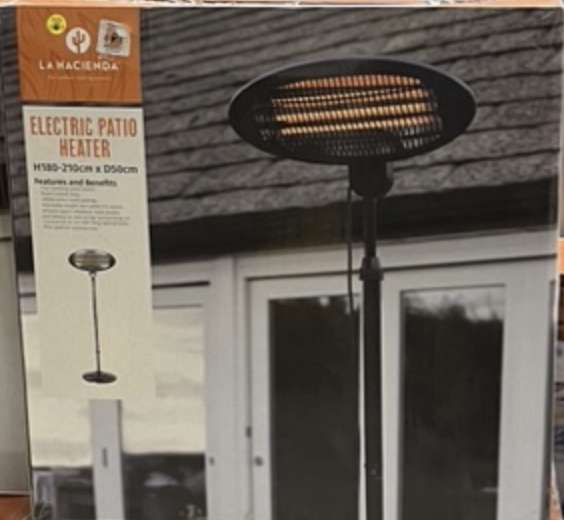 La Hacienda Free-Standing Outdoor Electric Infrared Heater - Loughton |  hotukdeals