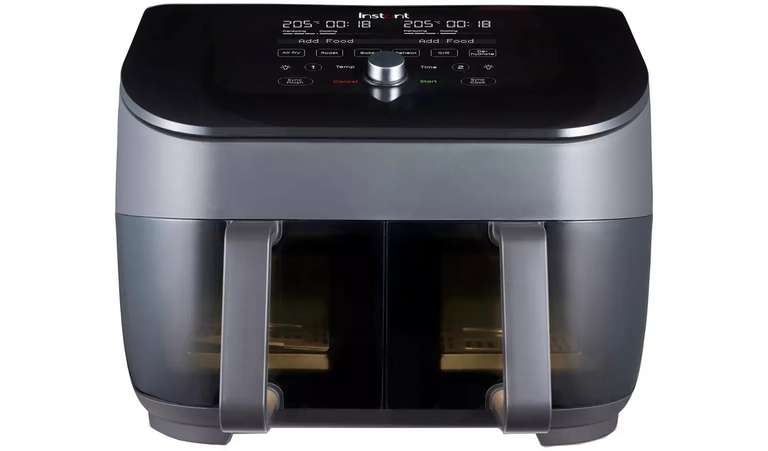 New Instant Vortex ClearCook Dual Air Fryer 