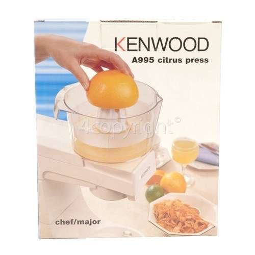 Citrus juicer attachment AT995 for Kenwood Chef and Major £4.99 from Kenwood on eBay