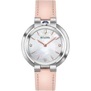 Ladies Bulova Quartz Rubaiyat Stainless Steel Watch 96P197 £83.30 with code delivered @ Watchshop
